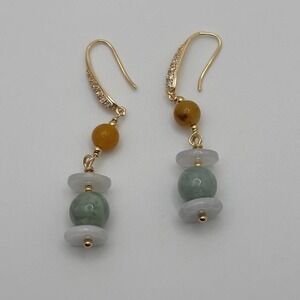 Burma Jade Earrings‎